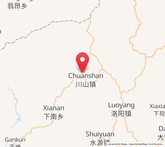 Map of Chuanshan, Guangxi