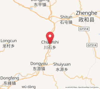 Map of Chuanshi, Fujian