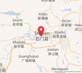 Map of Chujiang, Hunan