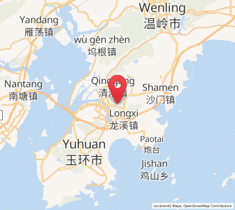 Map of Chumen, Zhejiang