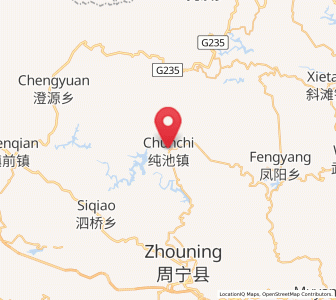 Map of Chunchi, Fujian