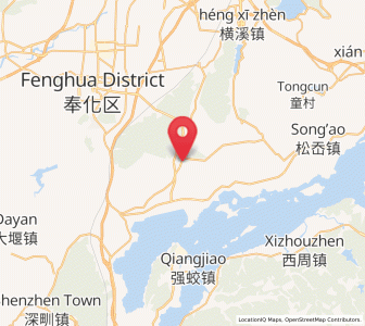 Map of Chunhu, Zhejiang