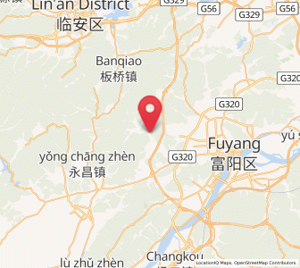 Map of Chunjian, Zhejiang