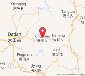 Map of Chunmei, Fujian