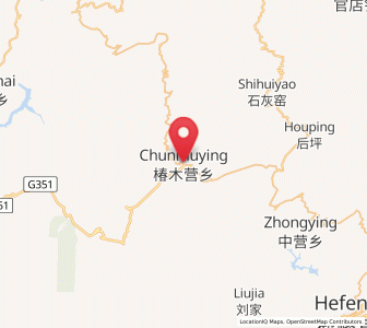 Map of Chunmuying, Hubei