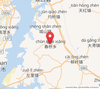Map of Chunqiao, Jiangxi