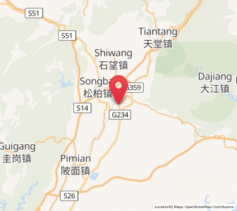 Map of Chunwan, Guangdong