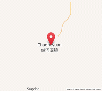 Map of Chuoyuan, Inner Mongolia