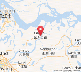 Map of Cihukou, Hunan