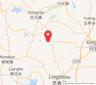 Map of Ciyu, Hebei