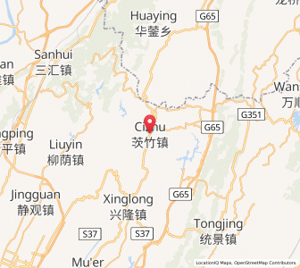 Map of Cizhu, Chongqing