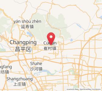 Map of Cuicun, Beijing