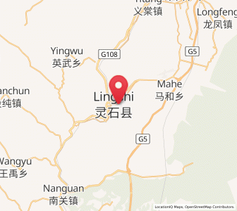Map of Cuifeng, Shanxi