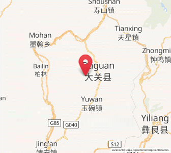 Map of Cuihua, Yunnan