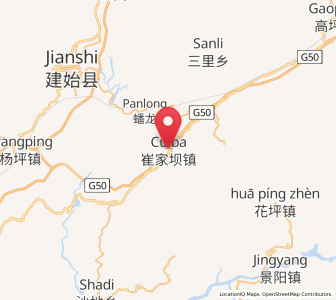 Map of Cuijiaba, Hubei