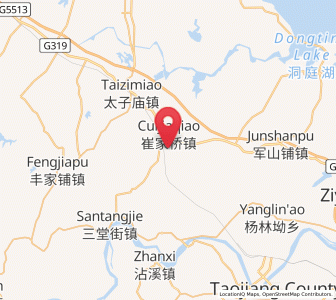 Map of Cuijiaqiao, Hunan