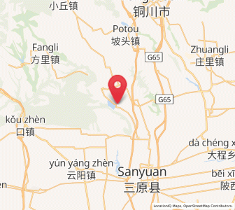 Map of Cuo’e, Shaanxi