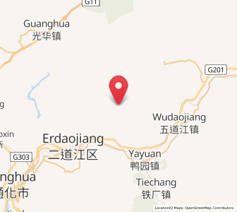 Map of Da’an, Jilin