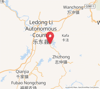Map of Da’an, Hainan