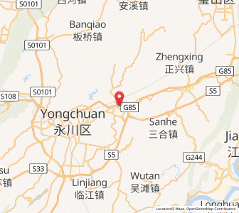 Map of Da’an, Chongqing
