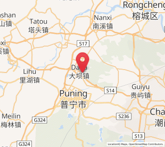 Map of Daba, Guangdong