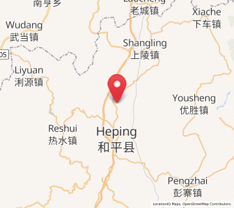 Map of Daba, Guangdong