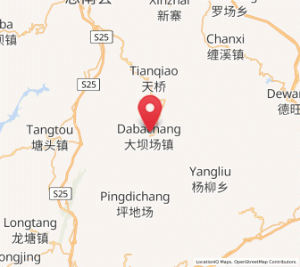 Map of Dabachang, Guizhou