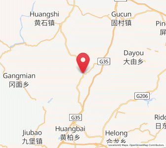 Map of Dabaidi, Jiangxi