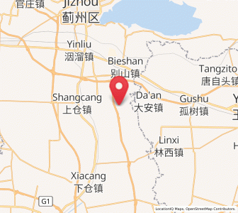Map of Dabao’anzhen, Tianjin