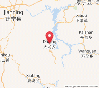 Map of Dabu, Fujian