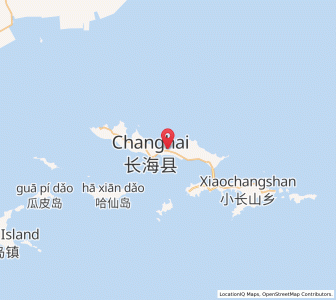 Map of Dachang Shandao, Liaoning