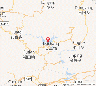 Map of Dachang, Chongqing