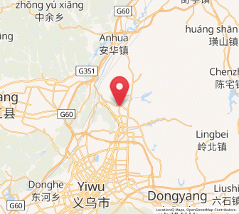 Map of Dachen, Zhejiang