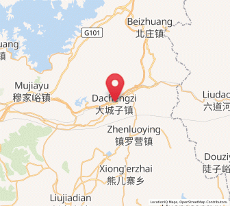 Map of Dachengzi, Beijing