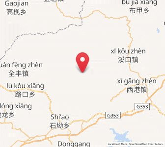 Map of Dachun, Jiangxi