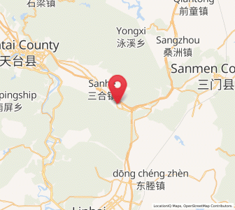Map of Dacun, Zhejiang