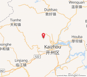 Map of Dade, Chongqing