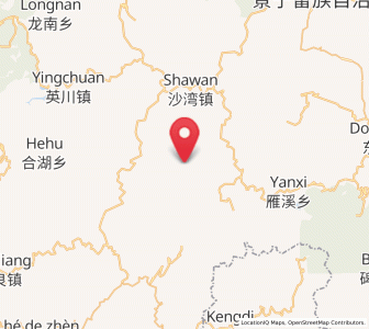 Map of Dadi, Zhejiang