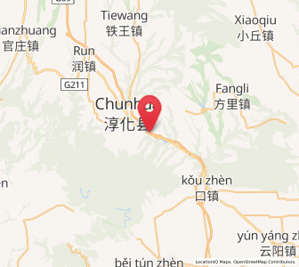 Map of Dadian, Shaanxi
