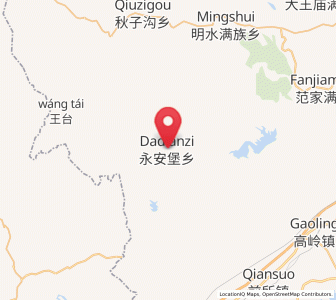 Map of Dadianzi, Liaoning