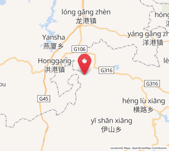 Map of Dadong, Jiangxi