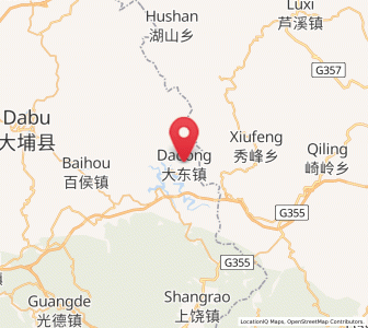 Map of Dadong, Fujian