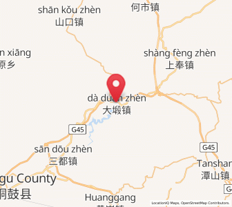 Map of Daduan, Jiangxi