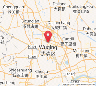 Map of Dadunqiu, Tianjin