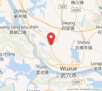Map of Dafasi, Hubei