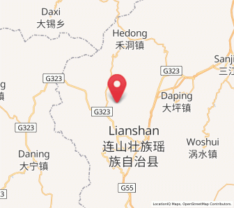 Map of Dafu, Guangdong