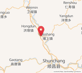 Map of Dagan, Fujian