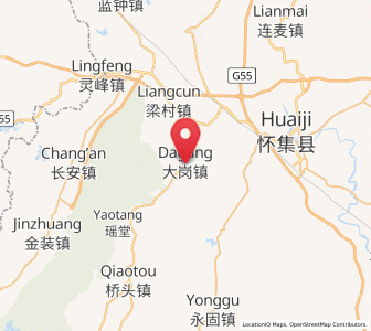 Map of Dagang, Guangdong