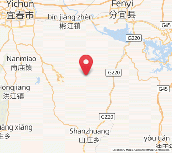Map of Dagangshan, Jiangxi