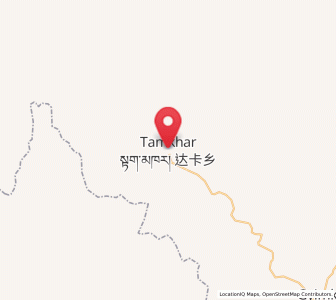 Map of Dagkar, Qinghai